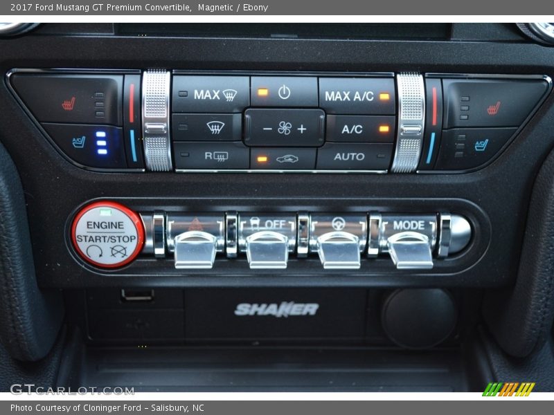 Magnetic / Ebony 2017 Ford Mustang GT Premium Convertible