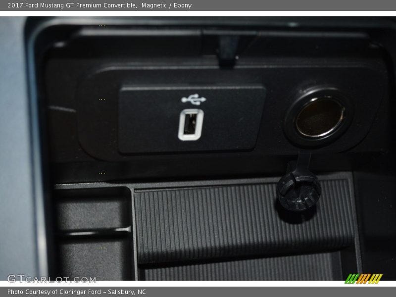 Magnetic / Ebony 2017 Ford Mustang GT Premium Convertible