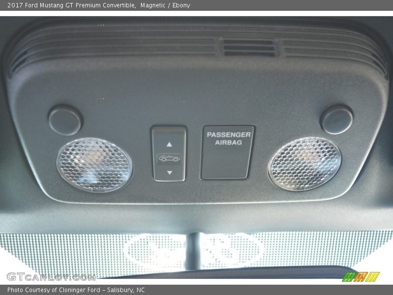 Magnetic / Ebony 2017 Ford Mustang GT Premium Convertible