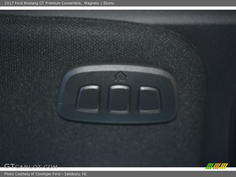 Magnetic / Ebony 2017 Ford Mustang GT Premium Convertible
