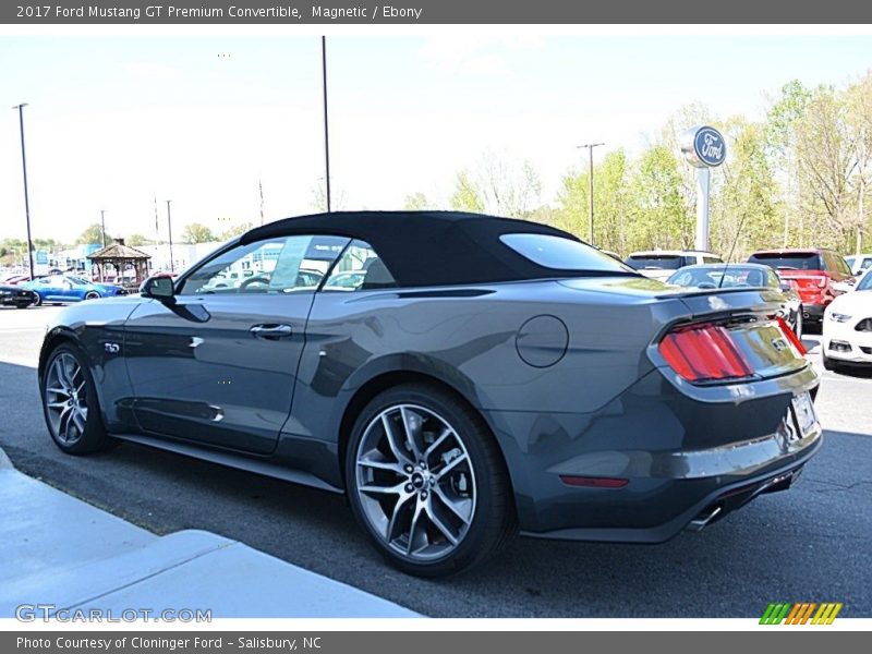Magnetic / Ebony 2017 Ford Mustang GT Premium Convertible