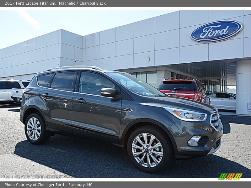 Magnetic / Charcoal Black 2017 Ford Escape Titanium