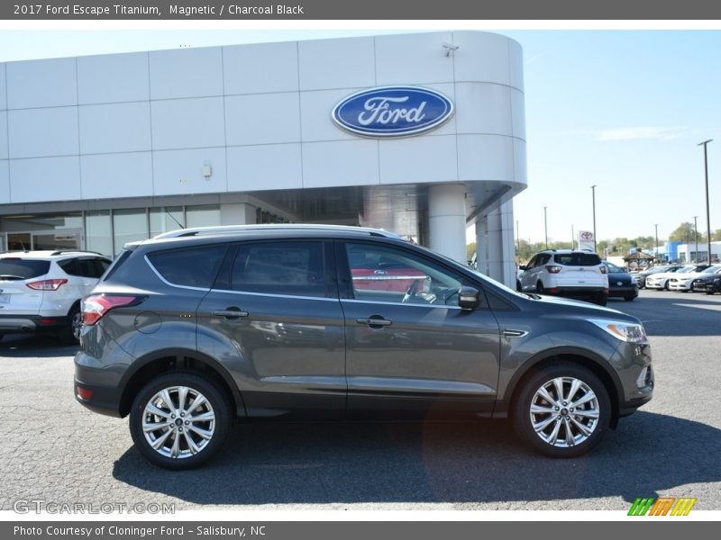 Magnetic / Charcoal Black 2017 Ford Escape Titanium