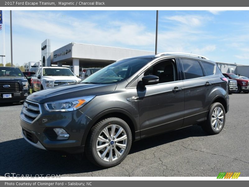 Magnetic / Charcoal Black 2017 Ford Escape Titanium