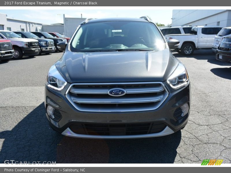 Magnetic / Charcoal Black 2017 Ford Escape Titanium