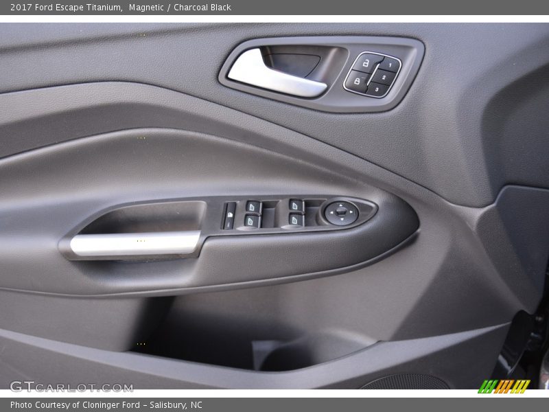 Magnetic / Charcoal Black 2017 Ford Escape Titanium