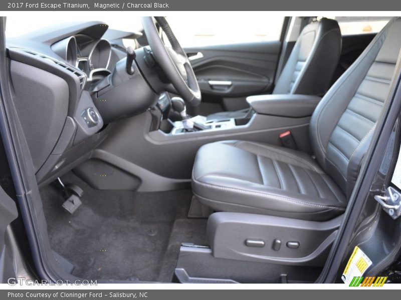 Magnetic / Charcoal Black 2017 Ford Escape Titanium