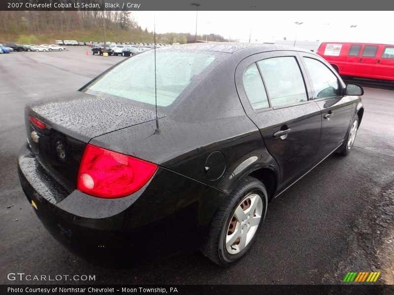 Black / Gray 2007 Chevrolet Cobalt LS Sedan