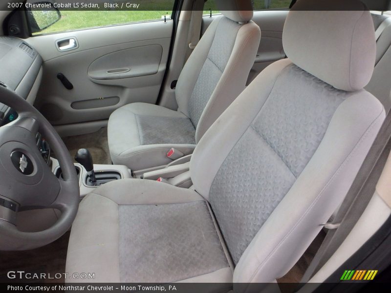Black / Gray 2007 Chevrolet Cobalt LS Sedan
