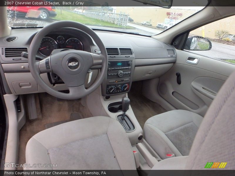 Black / Gray 2007 Chevrolet Cobalt LS Sedan