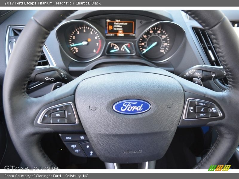 Magnetic / Charcoal Black 2017 Ford Escape Titanium