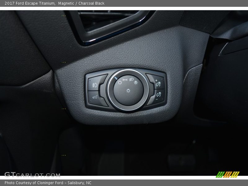 Magnetic / Charcoal Black 2017 Ford Escape Titanium