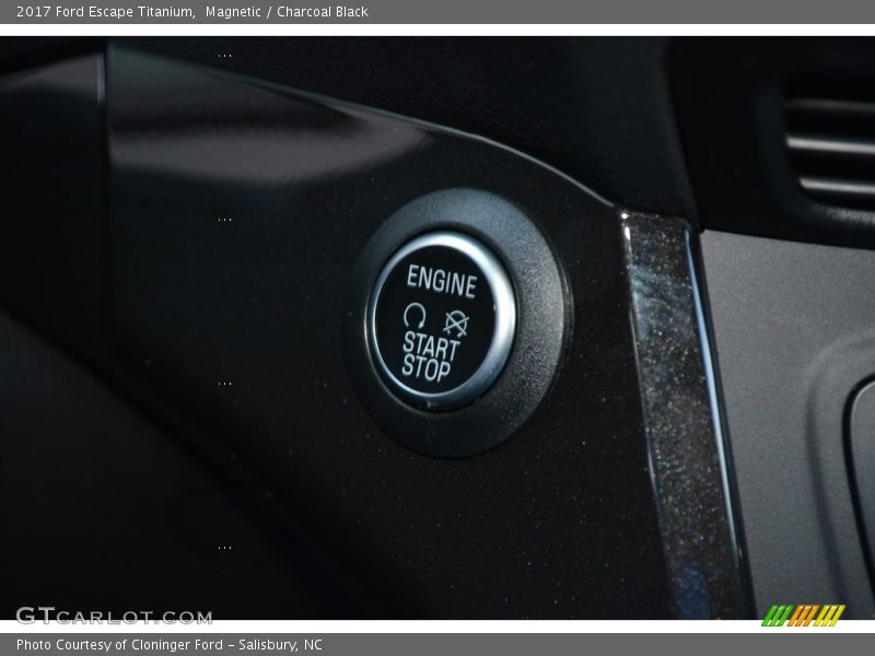 Magnetic / Charcoal Black 2017 Ford Escape Titanium