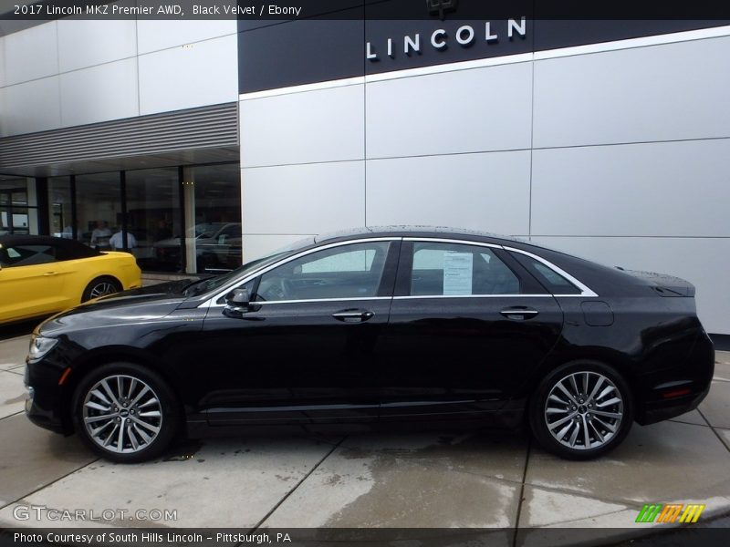 Black Velvet / Ebony 2017 Lincoln MKZ Premier AWD