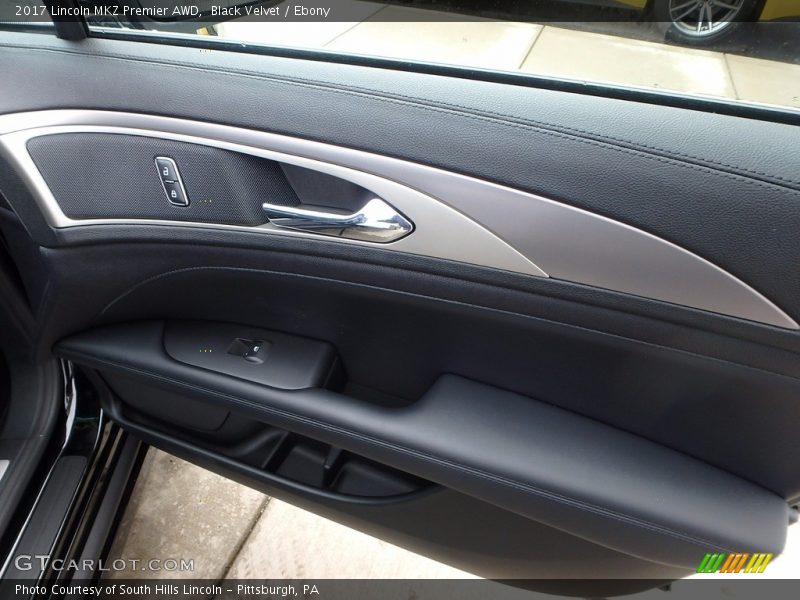 Black Velvet / Ebony 2017 Lincoln MKZ Premier AWD