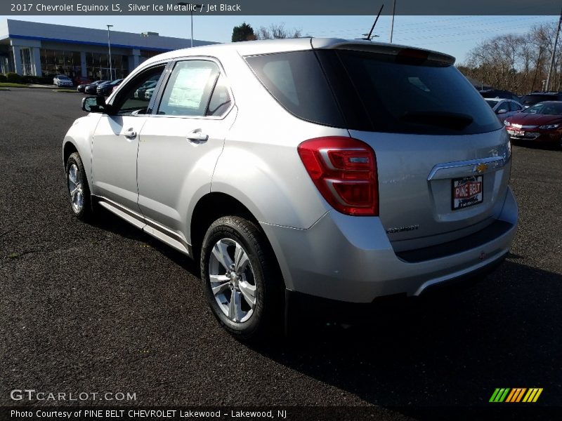 Silver Ice Metallic / Jet Black 2017 Chevrolet Equinox LS