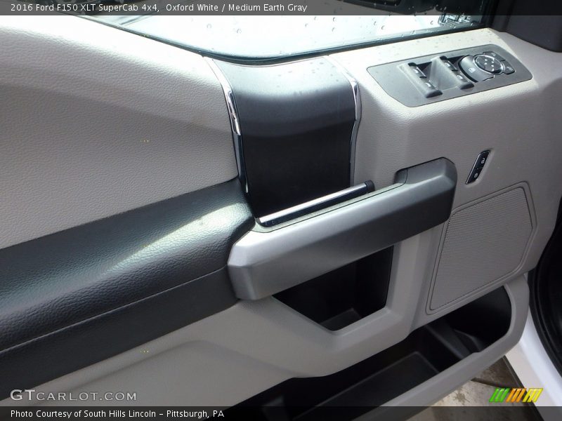 Oxford White / Medium Earth Gray 2016 Ford F150 XLT SuperCab 4x4