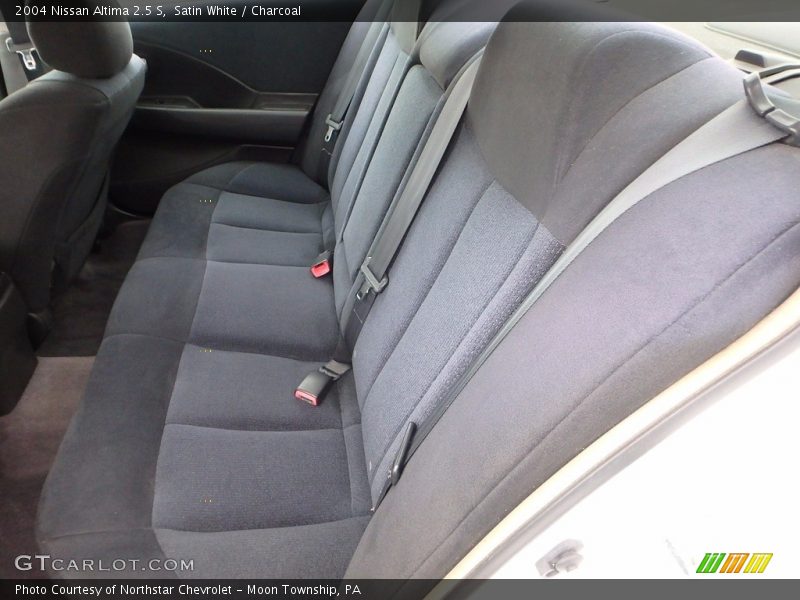 Satin White / Charcoal 2004 Nissan Altima 2.5 S