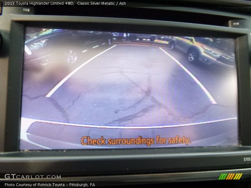 Classic Silver Metallic / Ash 2013 Toyota Highlander Limited 4WD