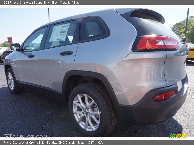 Billet Silver Metallic / Black 2017 Jeep Cherokee Sport