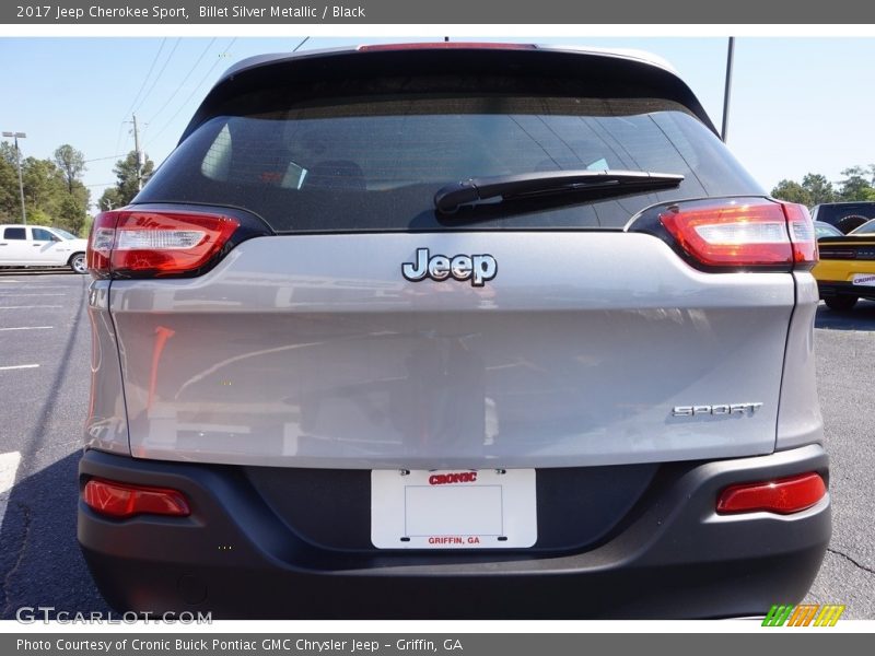 Billet Silver Metallic / Black 2017 Jeep Cherokee Sport