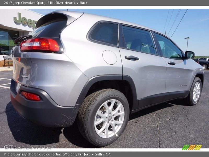 Billet Silver Metallic / Black 2017 Jeep Cherokee Sport
