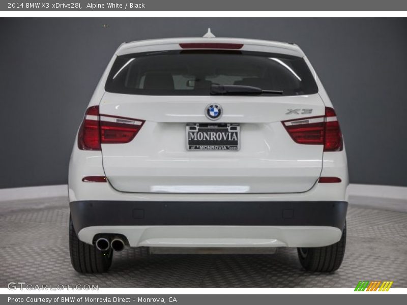 Alpine White / Black 2014 BMW X3 xDrive28i
