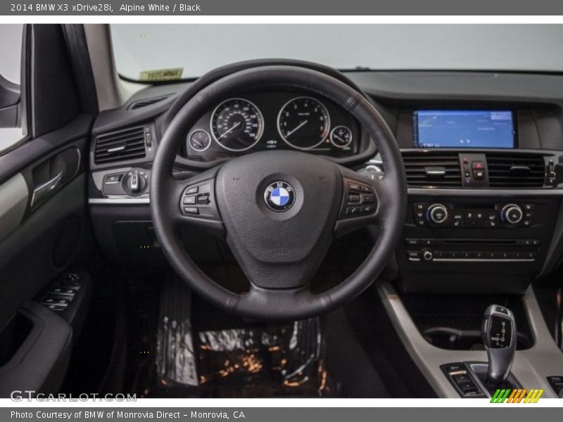 Alpine White / Black 2014 BMW X3 xDrive28i
