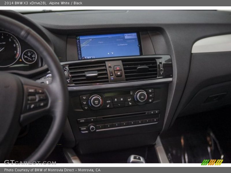 Alpine White / Black 2014 BMW X3 xDrive28i