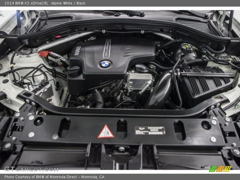 Alpine White / Black 2014 BMW X3 xDrive28i