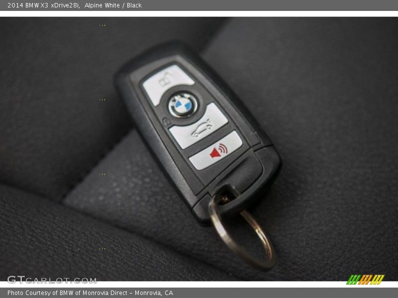 Alpine White / Black 2014 BMW X3 xDrive28i