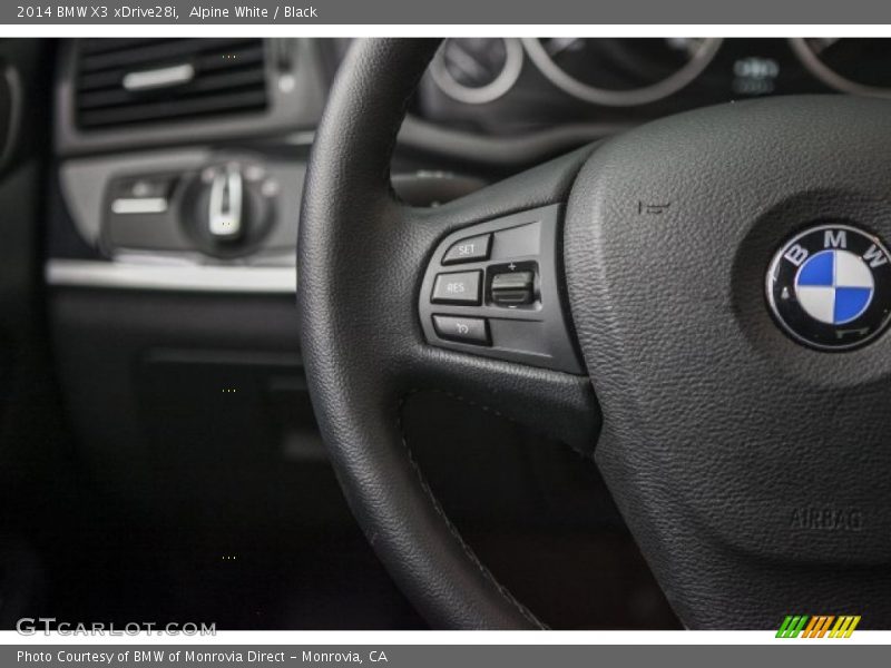 Alpine White / Black 2014 BMW X3 xDrive28i