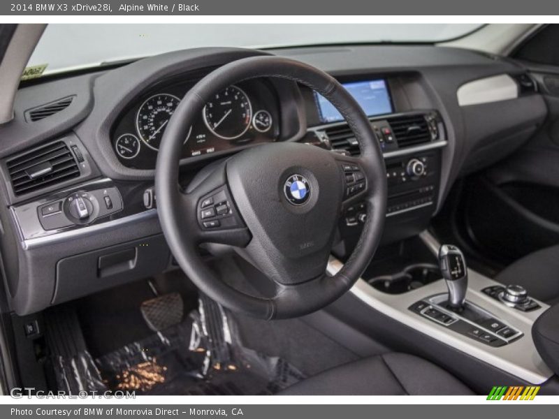 Alpine White / Black 2014 BMW X3 xDrive28i