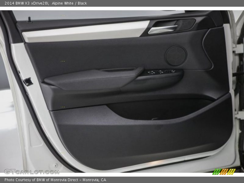 Alpine White / Black 2014 BMW X3 xDrive28i