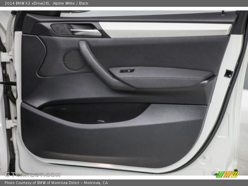 Alpine White / Black 2014 BMW X3 xDrive28i