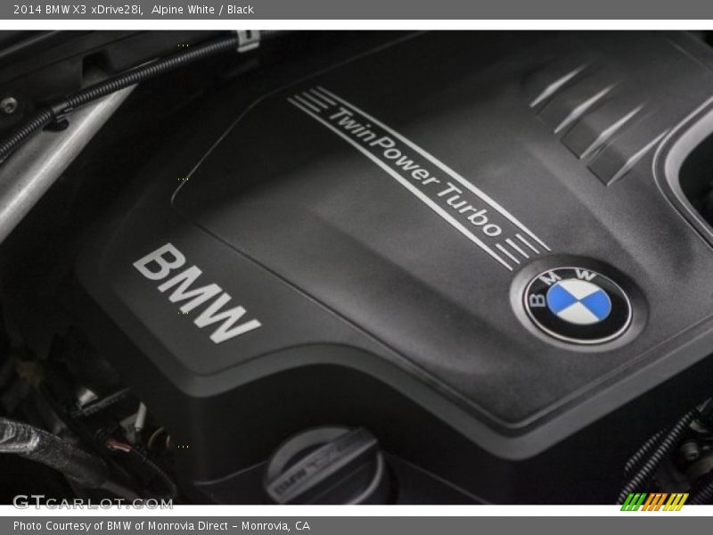 Alpine White / Black 2014 BMW X3 xDrive28i
