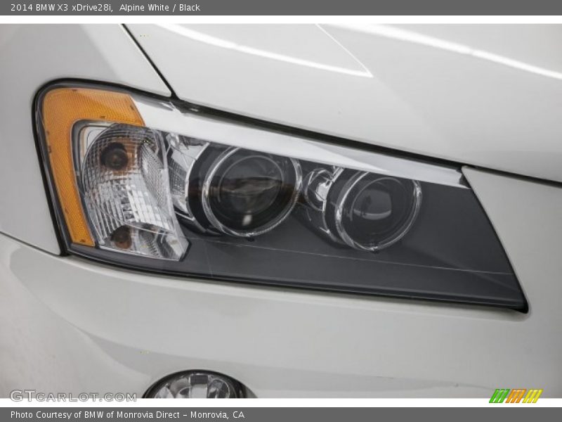 Alpine White / Black 2014 BMW X3 xDrive28i