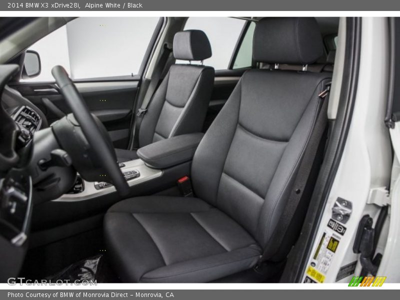 Alpine White / Black 2014 BMW X3 xDrive28i