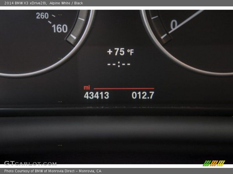 Alpine White / Black 2014 BMW X3 xDrive28i