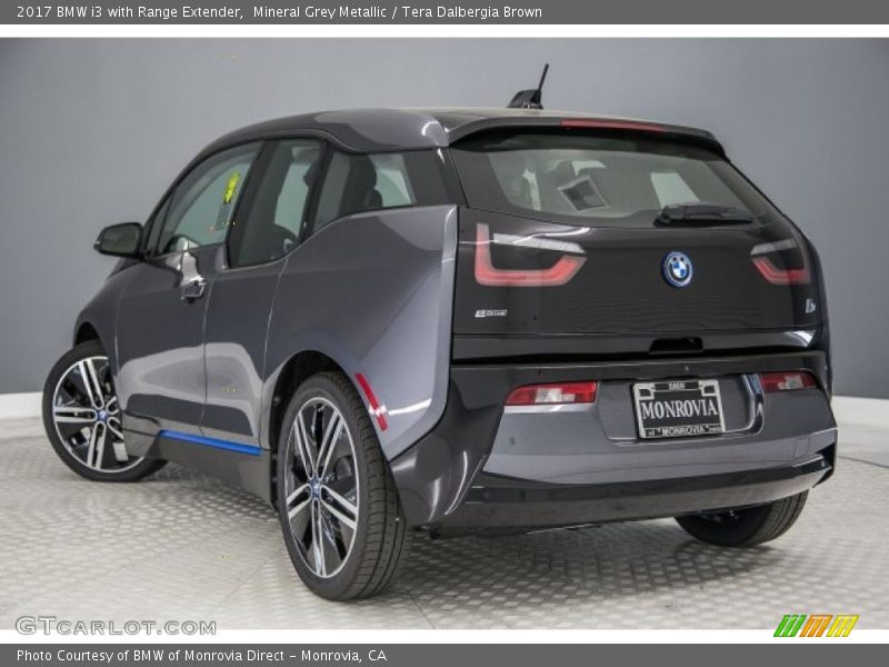 Mineral Grey Metallic / Tera Dalbergia Brown 2017 BMW i3 with Range Extender