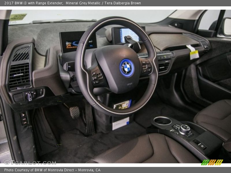 Mineral Grey Metallic / Tera Dalbergia Brown 2017 BMW i3 with Range Extender