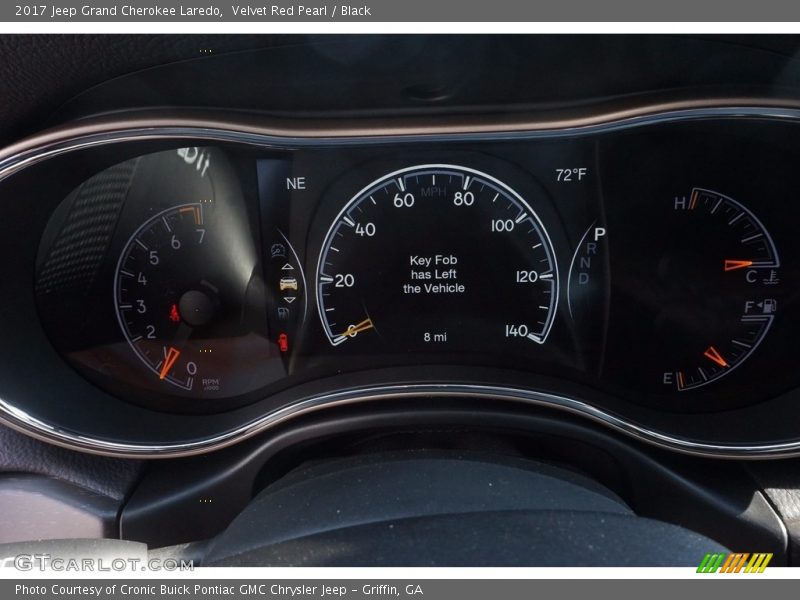 Velvet Red Pearl / Black 2017 Jeep Grand Cherokee Laredo