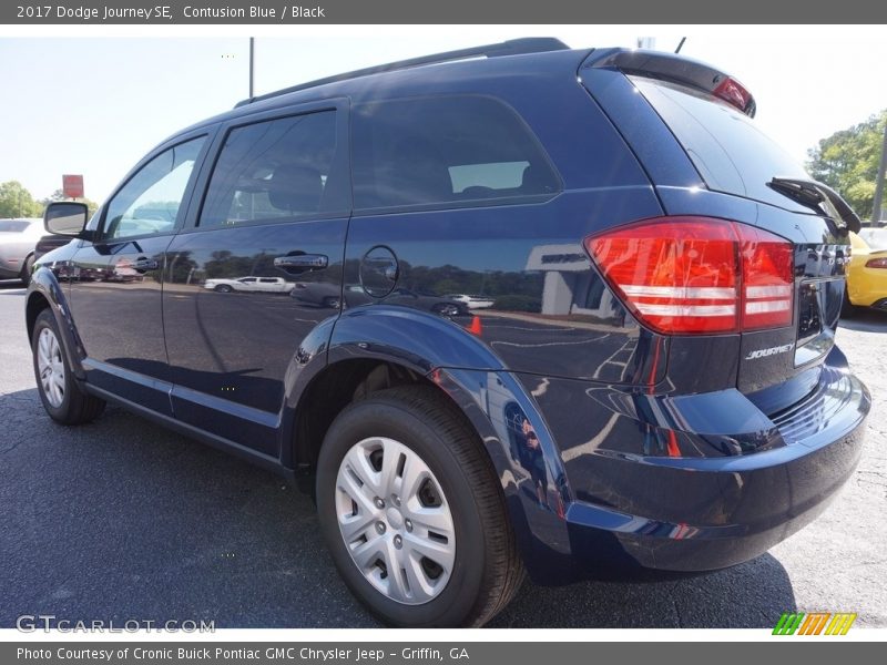 Contusion Blue / Black 2017 Dodge Journey SE