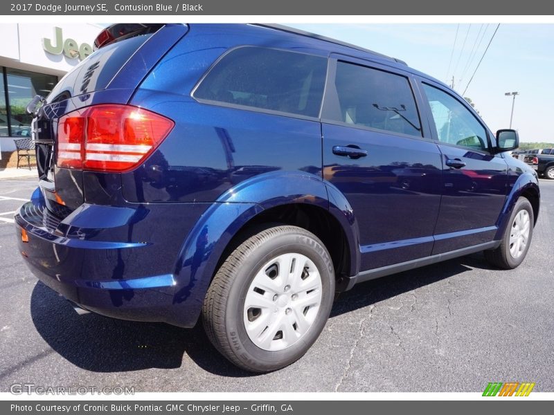 Contusion Blue / Black 2017 Dodge Journey SE