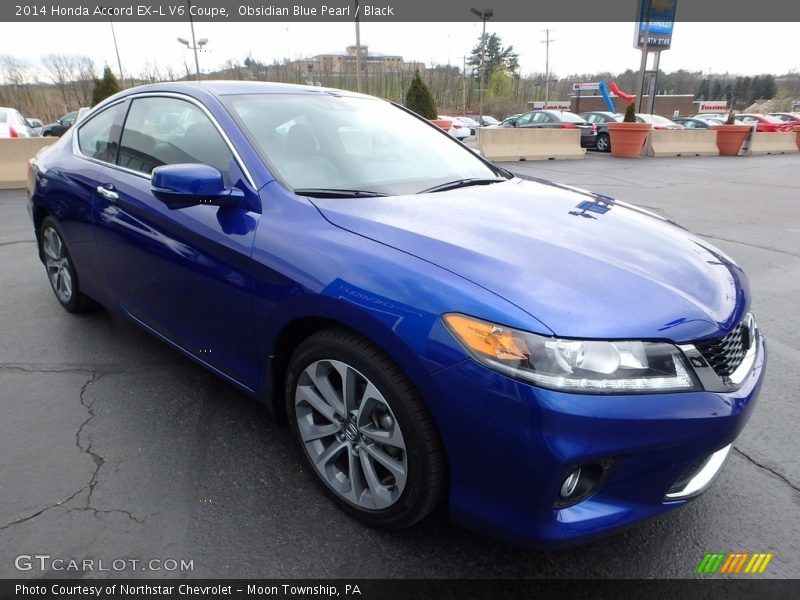 Front 3/4 View of 2014 Accord EX-L V6 Coupe