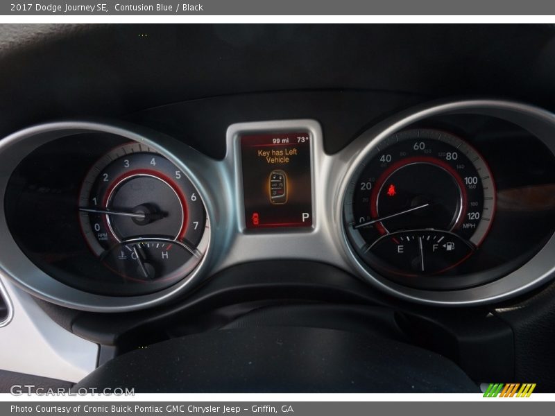 Contusion Blue / Black 2017 Dodge Journey SE
