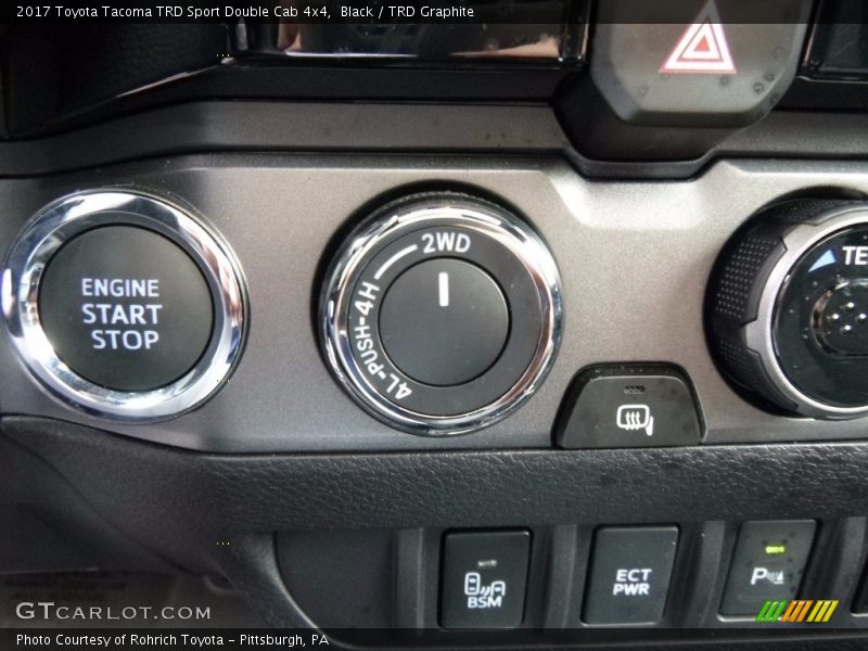 Controls of 2017 Tacoma TRD Sport Double Cab 4x4