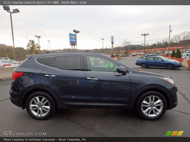 Marlin Blue / Gray 2013 Hyundai Santa Fe Sport 2.0T AWD