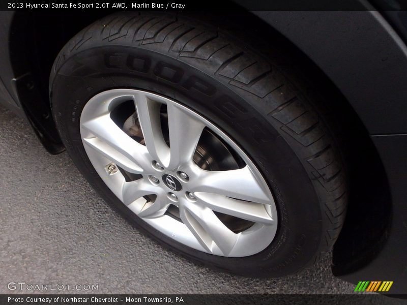Marlin Blue / Gray 2013 Hyundai Santa Fe Sport 2.0T AWD