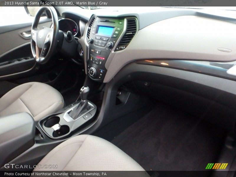 Marlin Blue / Gray 2013 Hyundai Santa Fe Sport 2.0T AWD